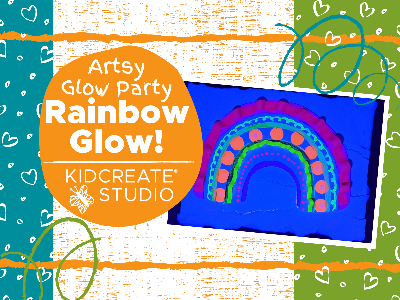 Kidcreate Studio - Broomfield. Date Night- Rainbow Glow Party (3-9 Years)